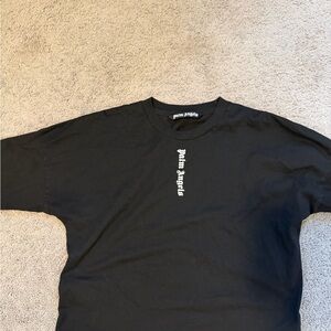 Palm Angels Black Short Sleeve Tee
